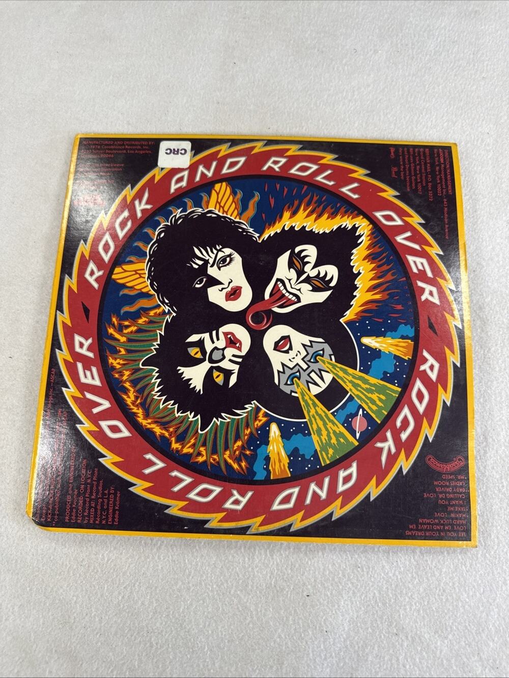 Kiss - Rock And Roll Over Vinyl LP Record (Casablanca, 1976)